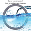 Silicone Non-slip Wear-resistant Steering Wheel Cover, Size: 37-42cm(Blue)