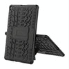 For Huawei MatePad T10/T10S/Enjoy 2 Tire Texture Shockproof TPU+PC Protective Case with Holder(Black)