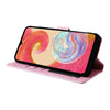 For Samsung Galaxy A04e Bronzing Painting RFID Leather Phone Case(Bloosoming Flower)