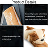 002 Cute Cartoon Thicked Seat Belt Anti-Strangled Protective Cushion, Length: 30.5cm (Gray Cat)