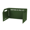 Outdoor Portable Foldable Picnic Stove Thickened Windproof Windshield Camping Cassette Stove Head Covering Plate(Army Green)