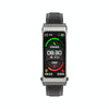 K13S 1.14 inch TFT Screen Leather Strap Smart Calling Bracelet Supports Sleep Management/Blood Oxygen Monitoring(Tarnish)