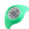 SKMEI 1025 Multifunctional Female Outdoor Fashion Waterproof Large Dial Silicone Watchband Wrist Watch(Green)