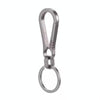 Titanium Alloy Car Keychain Multifunctional Simple Loss Prevention Belt Charm Ring, Style: Classic Model