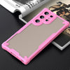 For Samsung Galaxy S23 Ultra 5G Armor Glaze PC Hybrid TPU Phone Case(Pink)