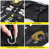 Rhinowalk MT103 Motorcycle Maintenance Tool Storage Bag Portable Repair Kit Bag(Black)