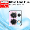 For OPPO Reno8 5G imak Integrated Rear Camera Lens Tempered Glass Film