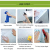 Electrostatic Frosted Anti-Peep Glass Thermal Insulation Window Film, Length: 50cm Wide/Meter(Glue-free White Matte)
