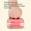 Cwatcun H45 Mini Storage Bag Small Microslice Digital Camera Bag PU Waterproof Hard Shell Bag(Pink)