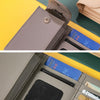 Car Sun Visor Storage Glasses Case Card Holder Bill Document Holder(Grey)
