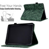 For Amazon Kindle Paperwhite 12th 2024 Fortune Tree Pressure Flower Smart Leather Tablet Case(Green)