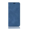 For Galaxy A10 Retro-skin Business Magnetic Suction Leather Case with Holder & Card Slots & Wallet(Dark Blue)
