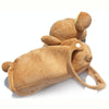 Cartoon Plush Tissue Pumping Car Back Bags