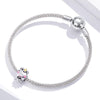 S925 Sterling Silver Gentle Frog Prince Beads DIY Bracelet Necklace Accessories