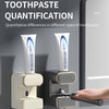 Smart Induction Toothpaste Squeezer Wall-mounted Toothbrush Holder Without Sterilizing Black