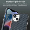For iPhone 15 Plus Carbon Fiber Series IMD Phone Case(Blue)