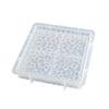 DIY Round and Square Diamond Pattern Storage Tray Silicone Mold, Specification: Square