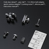 TELESIN  Aluminum Alloy Crab Claw Handlebar Tube Clamp For Sports Camera Mobile Phones