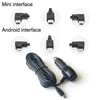 2 PCS Car Charger Fast Charge Driving Recorder Supply Line, Style: 1.5A+2.4A(Android Straight Head)
