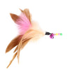 Feather Cat Teaser Wand with Bell - Interactive Play Toy