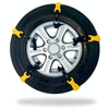 Car Snow Tendon Widened Thickened Tire Anti-skid Chain(10pcs/set)