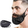 Men Beard Cover Oil and Stain Resistant Beard Pouch(Black)