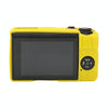 For Canon PowerShot G7 X Mark II / G7X2 Soft Silicone Protective Case with Lens Cover(Yellow)