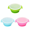 Food Grade Silicone Anti-fall Anti-slip Baby Food Supplement Bowl Suction Cup Bowl(Green)