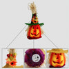 Halloween Pumpkin Lantern Hollow Glowing Foam Bar Decoration(Yellow Hat)