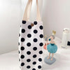 Canvas Thermos Cup Protective Cover Universal Water Bottle Tote Bag Water, Specification: Black Dots