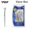 30pcs /Box PGM QT029 Golf Wooden Tee Limit Adjustable Height Ball Spike Golf Depth Marker Tee(69mm)