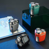 Mini Magnetic Head Shaver Smart LED Display Electric Shaver, Color: Orange