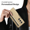 For Samsung Galaxy Z Fold6 Integrated PC + PU Phone Case with Pen / Pen Box(Gold)