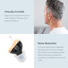 Battery Type Digital Noise Reduction Hearing Aid Elderly Sound Amplifier(White Left Ear)