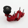 HC154 Motorcycle Modified Accessories Universal Aluminum Alloy Chain Adjuster(Black)