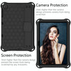 For Huawei MediaPad T10 9.7 / T10 10.1 Honeycomb Design EVA + PC Material Four Corner Anti Falling Protective Shell with Strap(Black+Black)