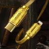 WK WDC-163 8 Pin PD 20W Fast Charging Data Cable, Length: 1m (Gold)