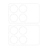 For Redmi K70 / K70 Pro / K70E 2pcs ENKAY Hat-Prince 9H Rear Camera Lens Tempered Glass Film(Transparent)