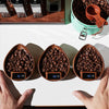 200g/0.1g  High Precision Solid Wood Coffee Scale Touch Button Rechargeable Kitchen Scale CM200
