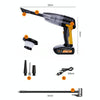 SUITU ST-6637  Wireless+Toolbox 5 In 1 60W  Double Motor Car Vacuum Cleaner With Blowing Air Pump Pressure Measuring Lighting Function