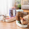 Automatic Cat Feeder 3.8L Blue - Gravity Dry Food Dispenser