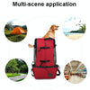 Ventilated And Breathable Washable Pet Portable Backpack, Size: M(Red)