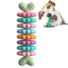 Dog Chew Toy, Bone Shape, Green, Teething Puppy, 8 Petals