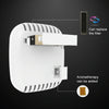 MC-CZ001 Car / Household Smart Touch Control Air Purifier Negative Ions Air Cleaner(Black)