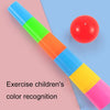 Night Market Stall Detachable Throwing Hoop Toys Children Parent-Child Games, Spec: 1 Tower 3 Circles