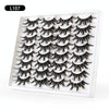 16pairs /Box Natural Long False Eyelashes Fluffy 3D Mink Lashes, Spec: L107
