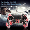 Non-slip Silicone Protective Case for Sony PS4(Black+green)