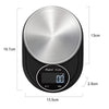 Home Kitchen Electronic Scale High Precision Stainless Steel Jewelry Scale, Style:Hemming, Specification:5kg/1g