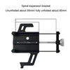 Aluminum Alloy Motorcycle Bicycle Navigation Mobile Phone Holder(Black)