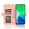 For vivo Y19s 4G Skin Feel Calf Texture Card Slots Leather Phone Case(Pink)